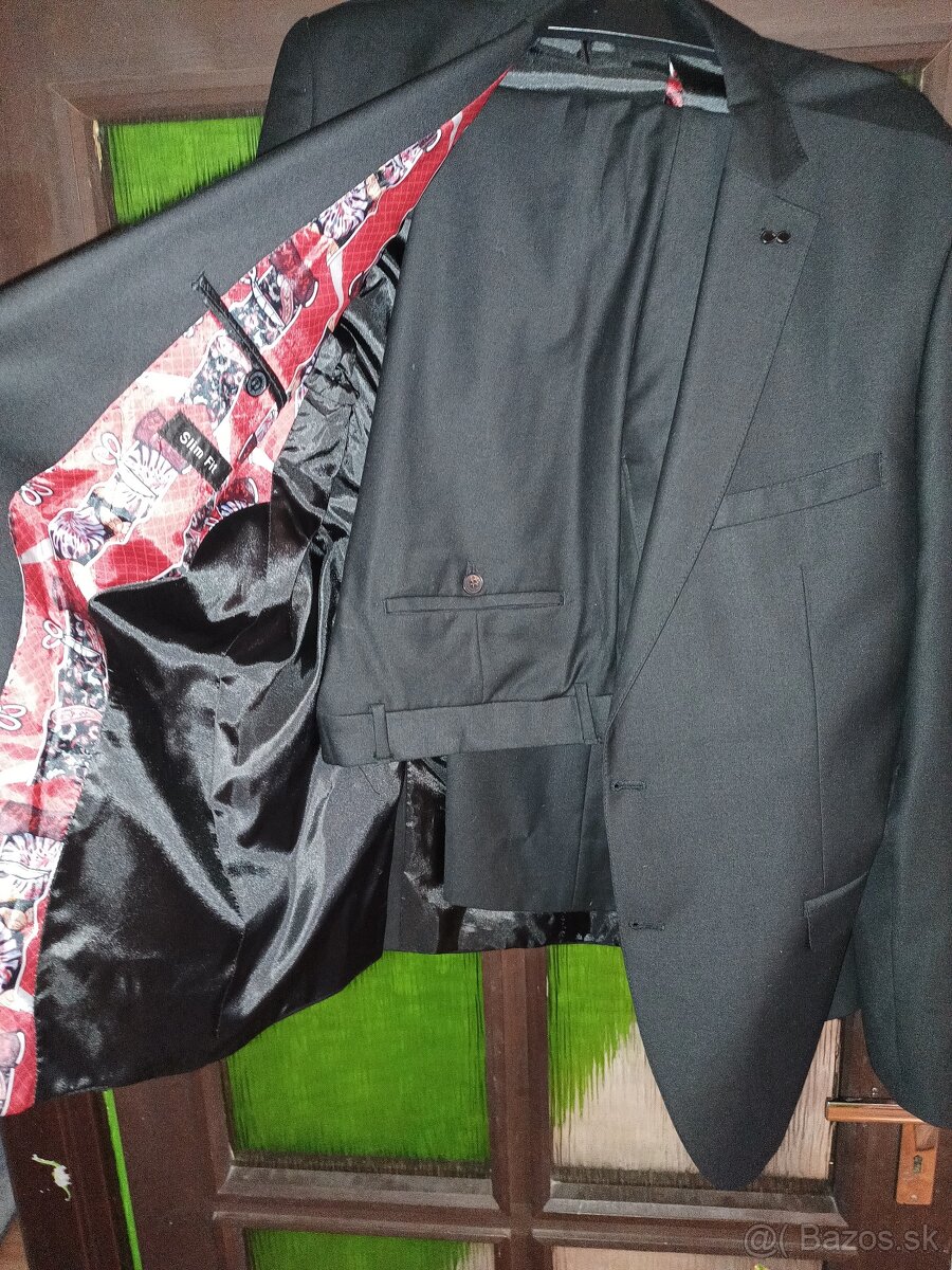 2x oblek Čierny a modrý - 7