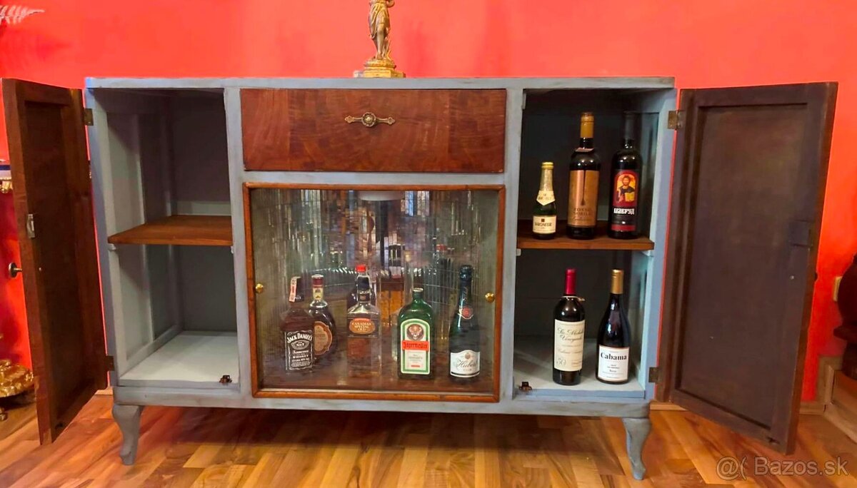 skrinka / vinotéka / bar - vintage - VIN04 - 7