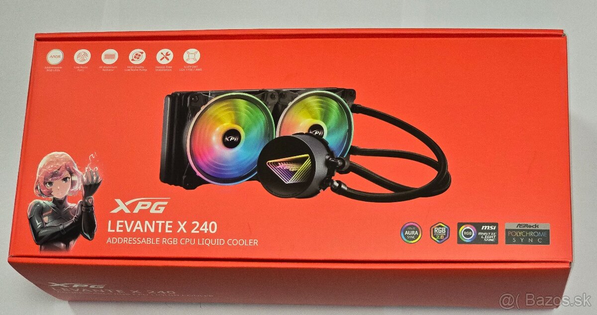 Nové vodné chladenie XPG LEVANTE 240 - 7