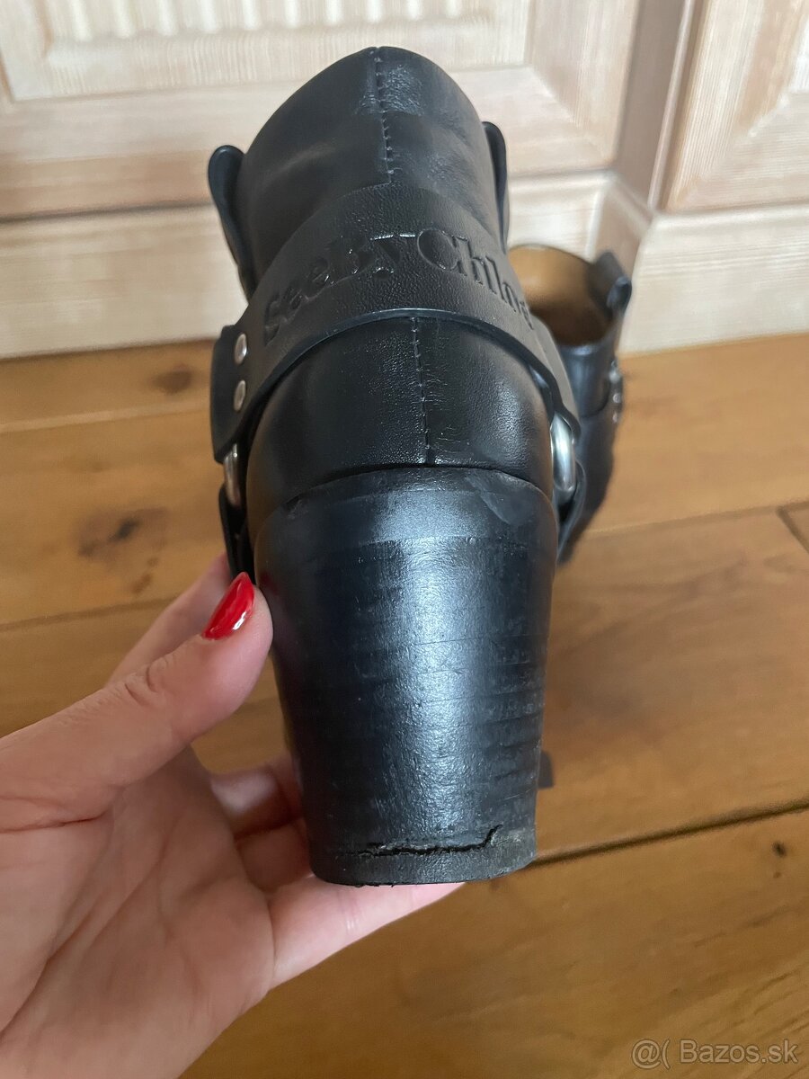 Chloe kožené kozacky, 36 - 7