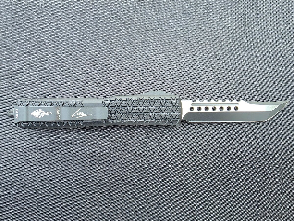 Microtech Ultratech Hellhound Tri Grip Black Hardware - 7