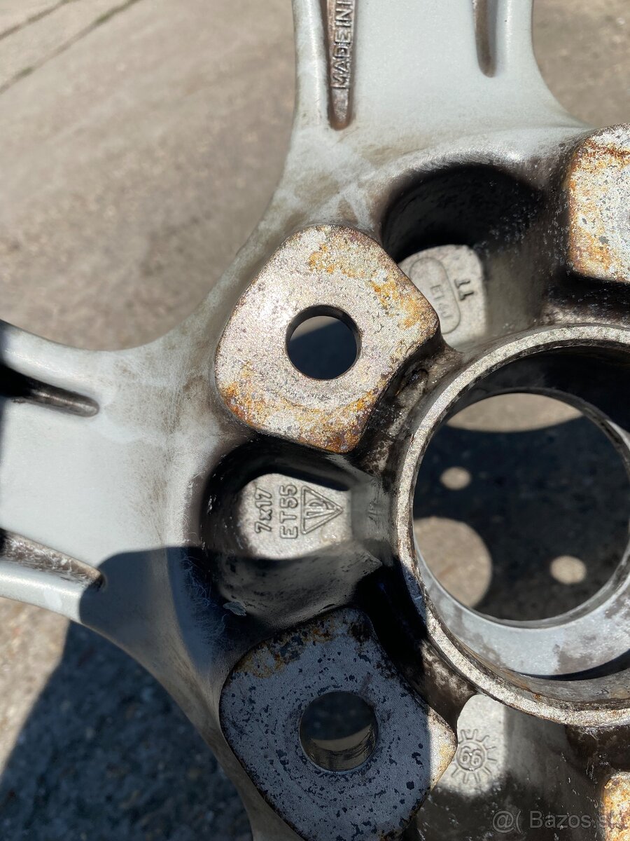 Original disky Porsche 996 7x17 ET55 + 9x17 ET55 - 7