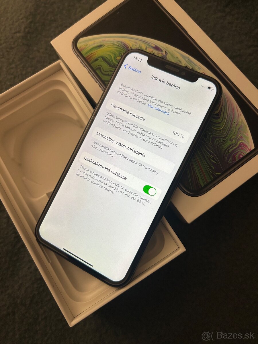 iPhone X 64GB black - 100% batéria - 7
