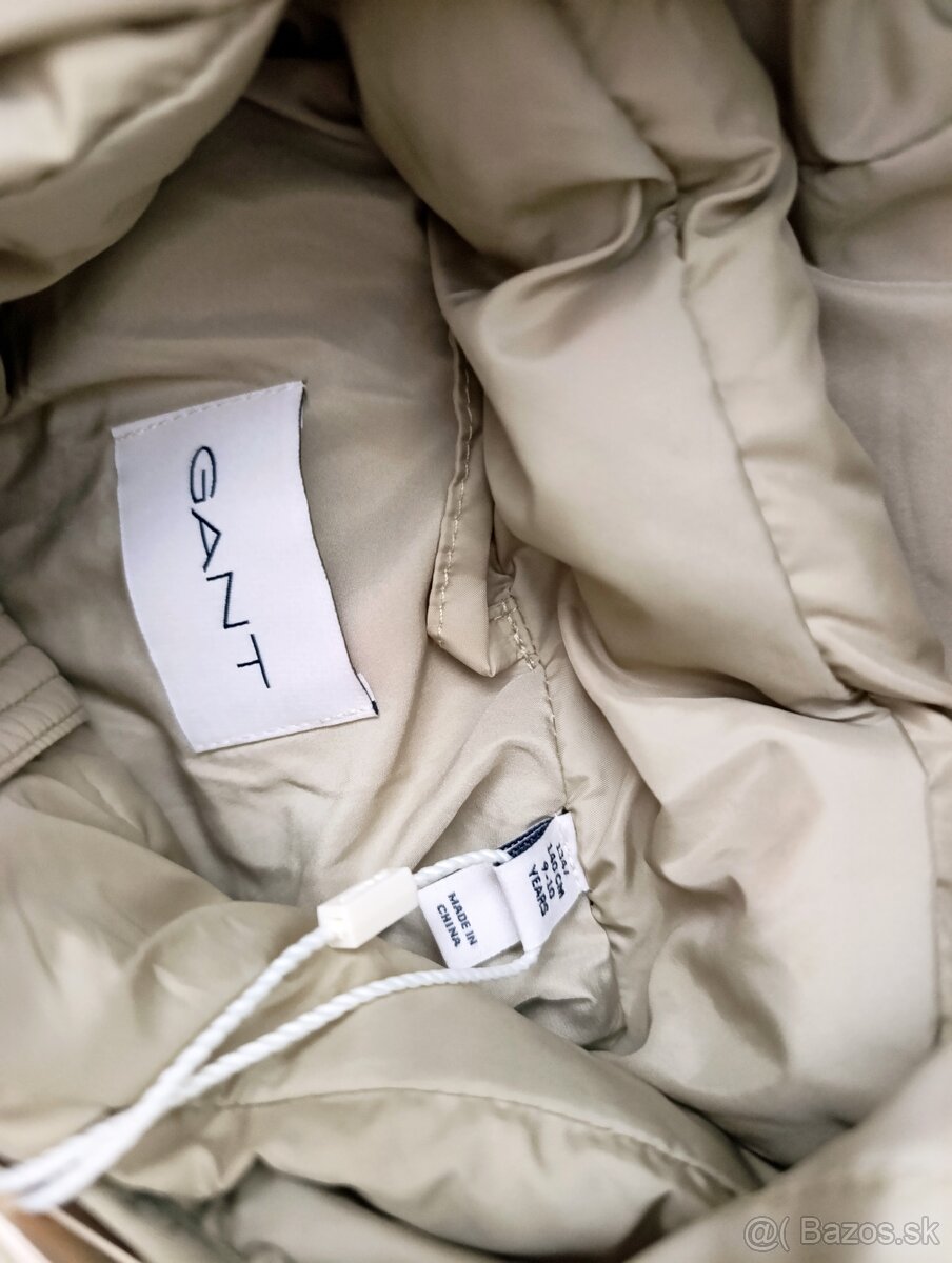 Nová zimná chlapčenská bunda GANT -veľ. 134/140 - 7