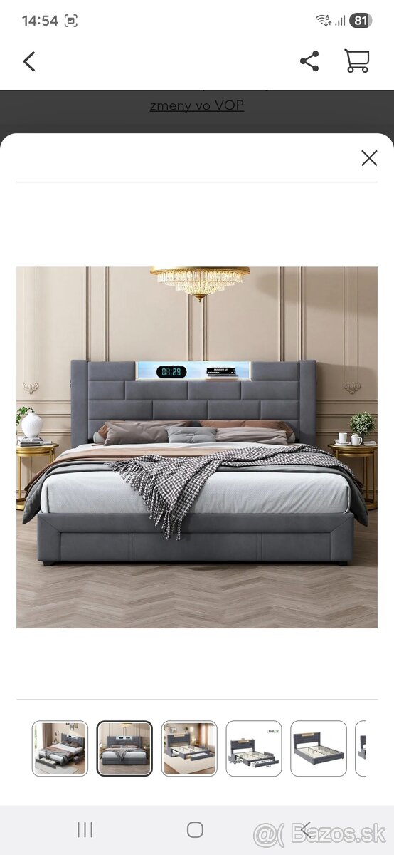 Manzelska postel so svetlom - 7