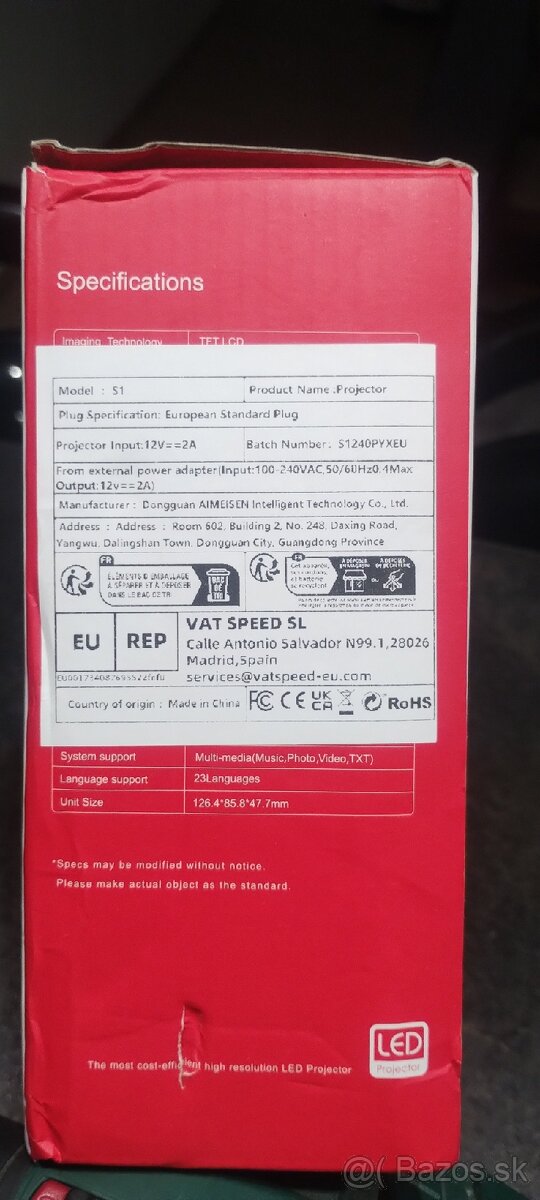 Predám mini projektor - 7