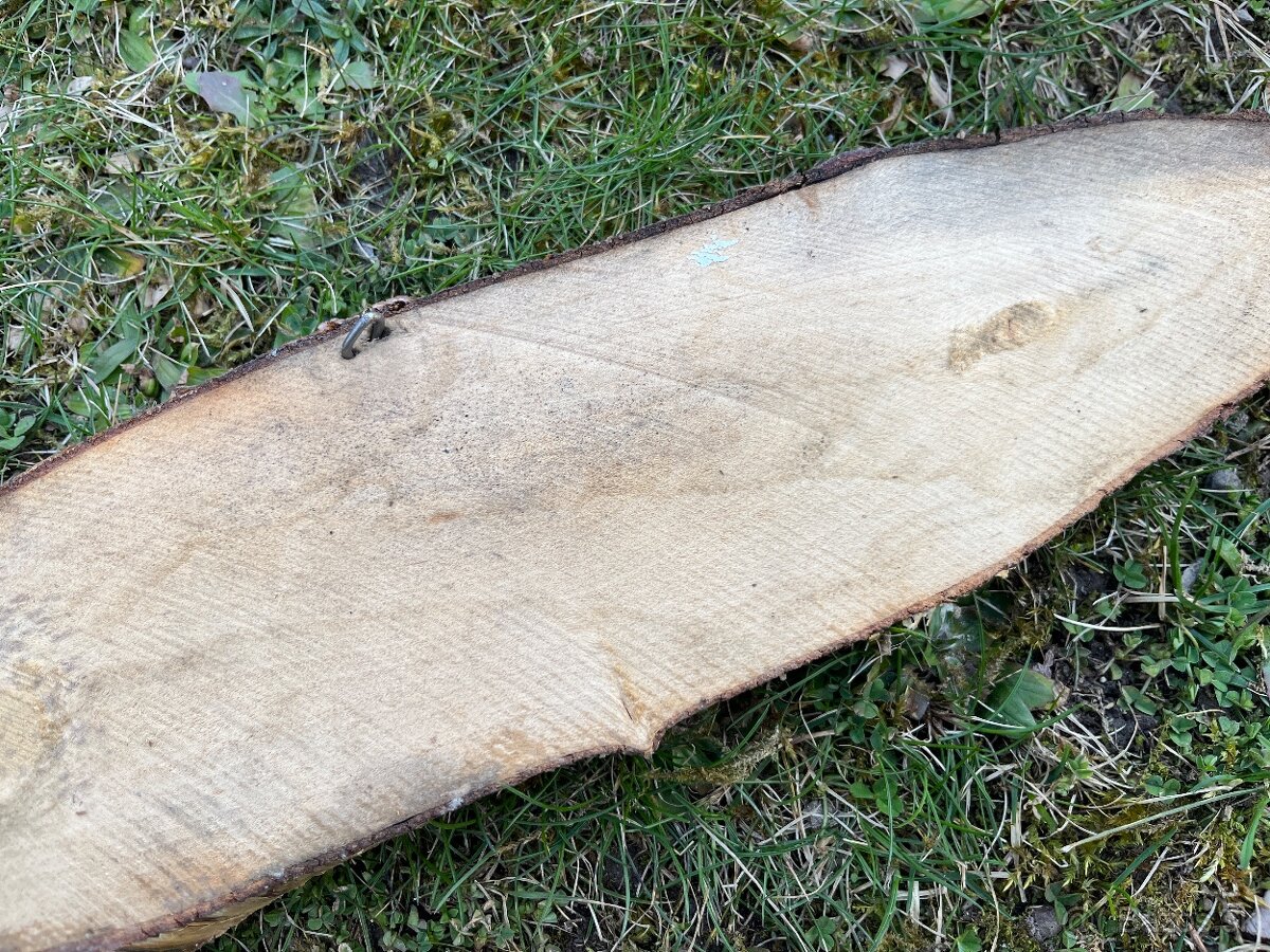 Obrázek krajina na dřevě - 7