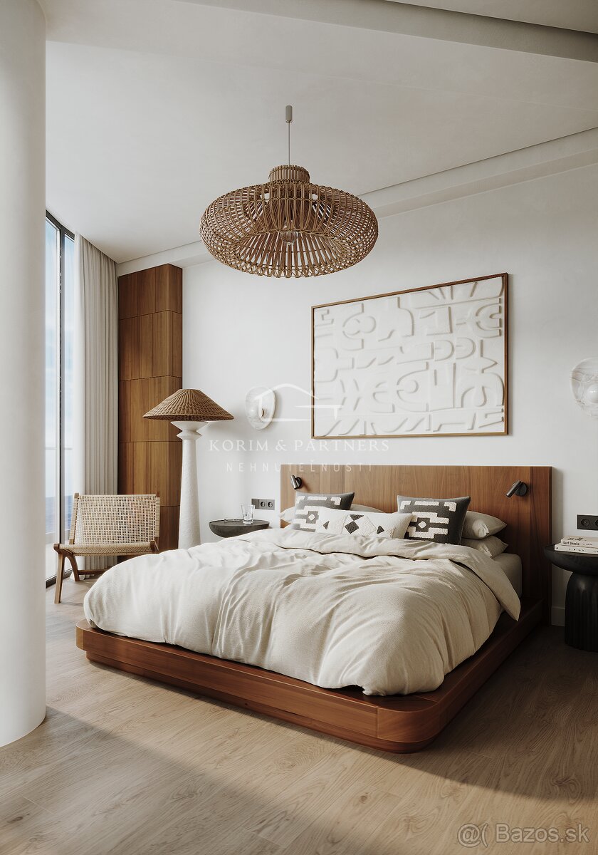 4 izbový luxusný apartmán s rozlohou 121,9 m² a strešnou te - 7