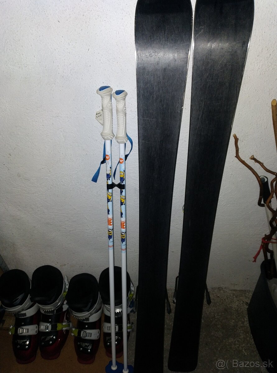 predam detsky set lyží rossignol + prilba Alpina - 7