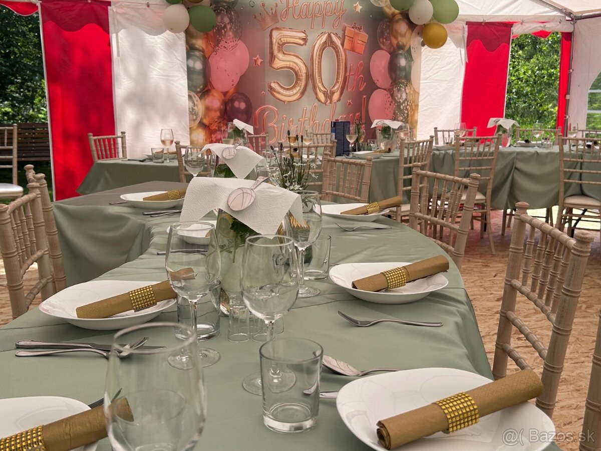 Prenajom noveho party stanu 6×12 m - 7