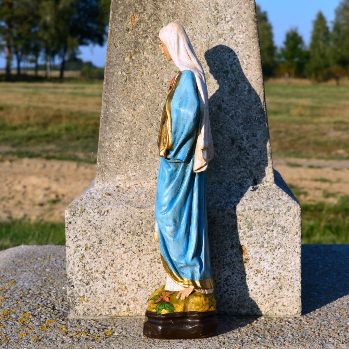 Panna Mária - Plameň lásky Nepoškvrneného Srdca - 43 cm - 7