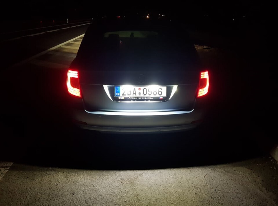 LED OSVETLENIE SPZ EVC Značky CANBUSové - 7