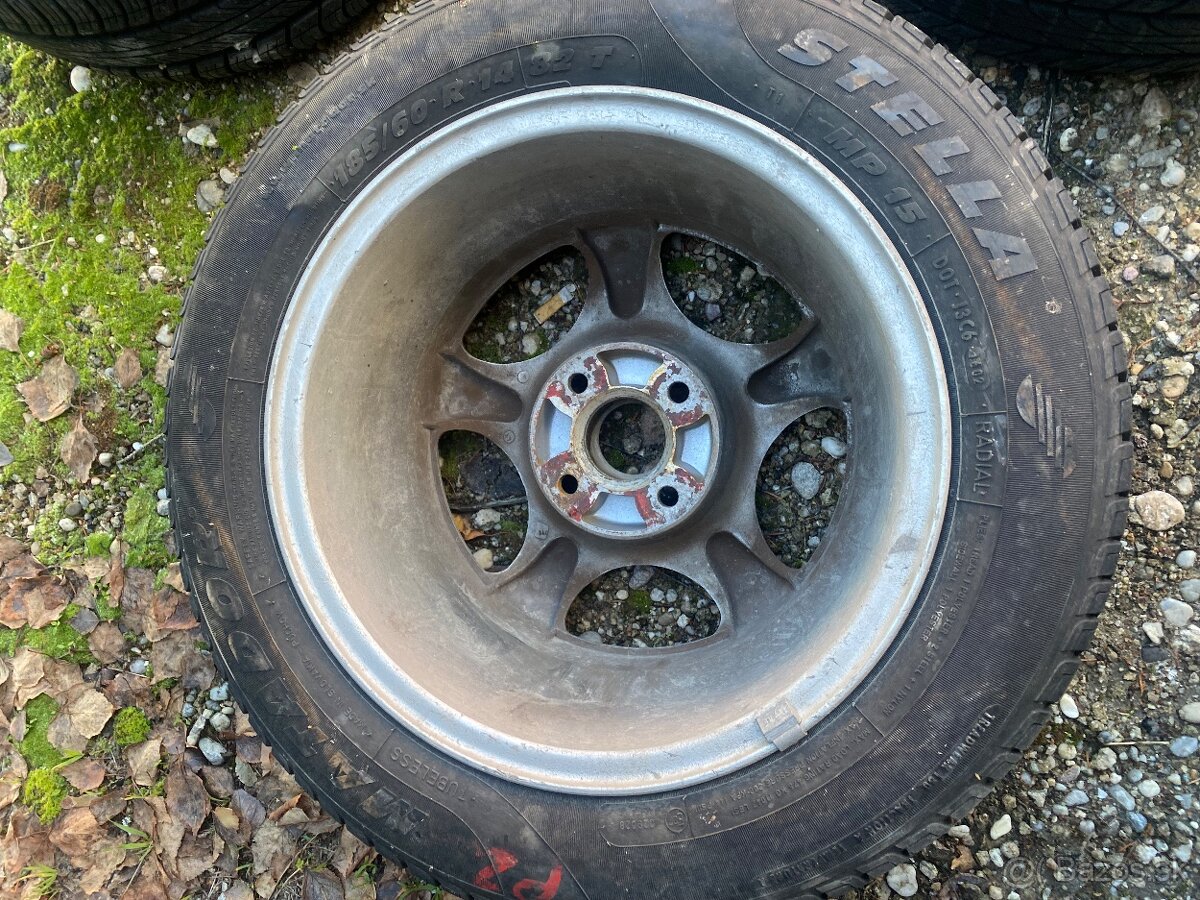 Predám 4 alu disky 6Jx14H2 Stilauto - 7
