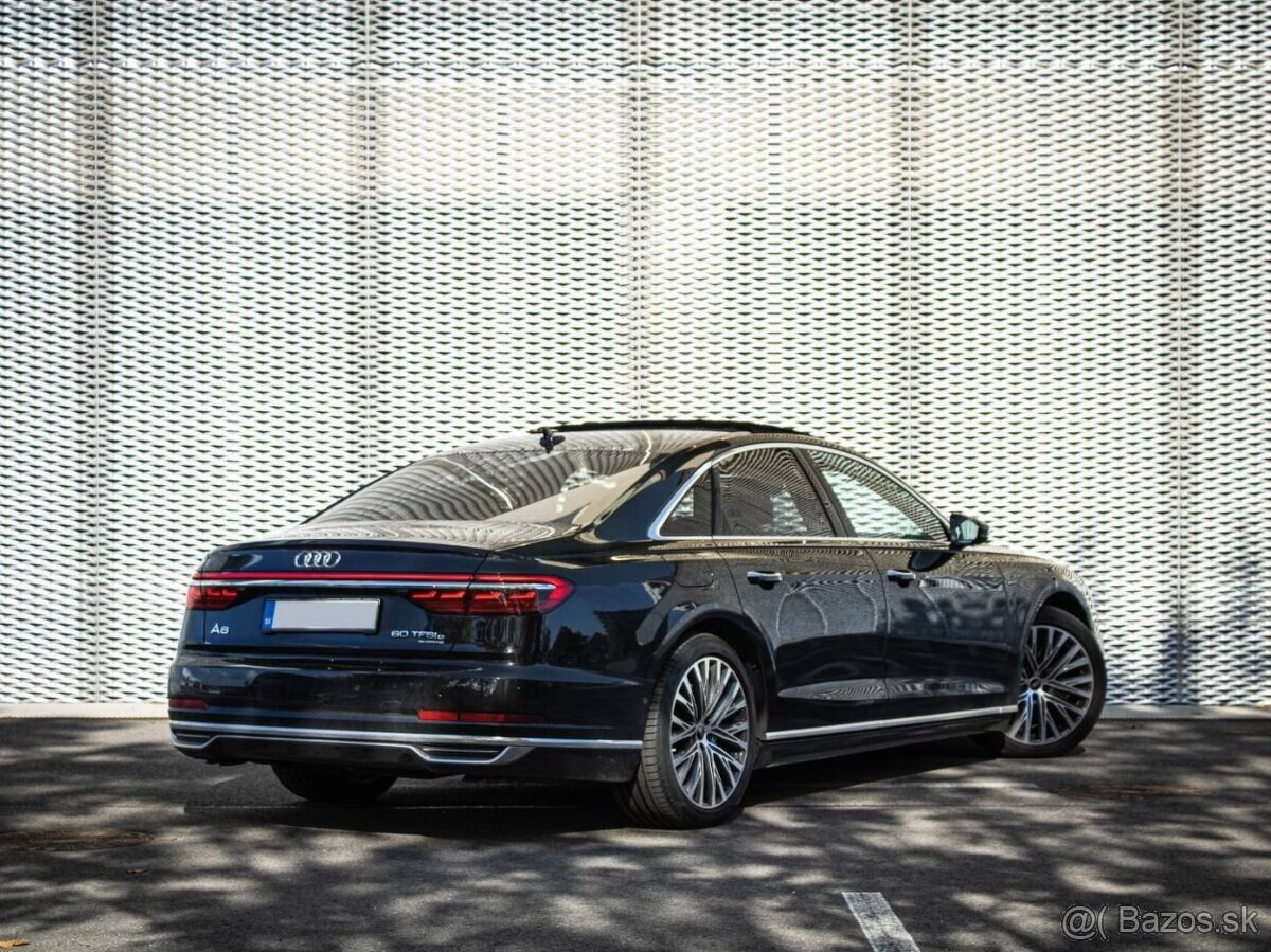 Audi A8 60 TFSI-e V6, masáž, webasto, pano, nelakované - 7