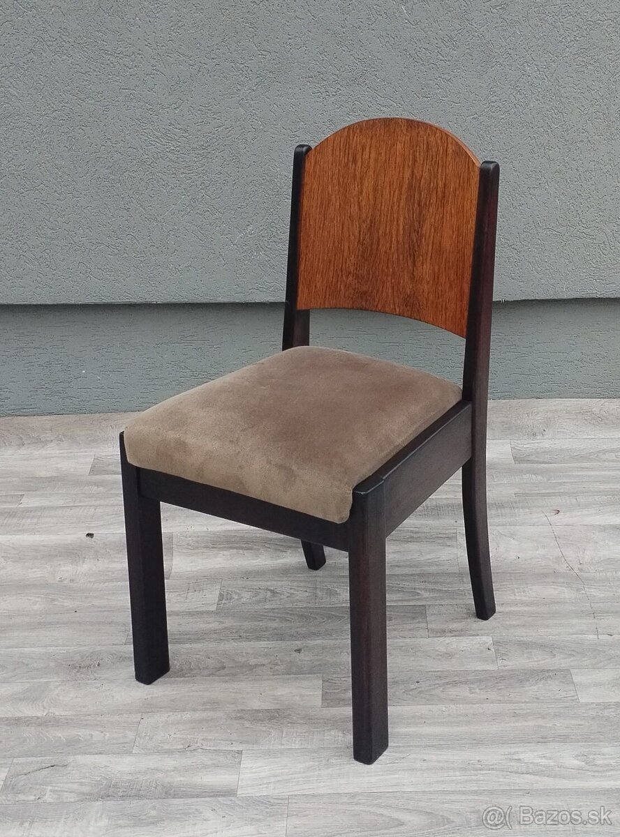 Sada 6 jedálenských stoličiek ” ART DECO “. - 7