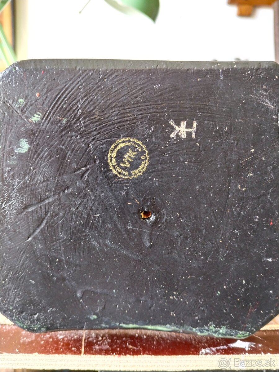 Kristus starožitná sádrová kolorovaná socha - 7