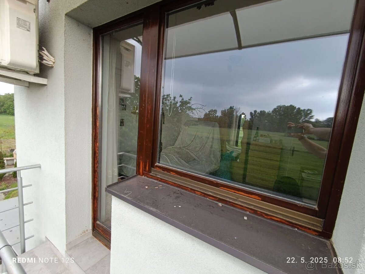 Ponúkam hliníkovú kapotáž na drevené eurookná - 7