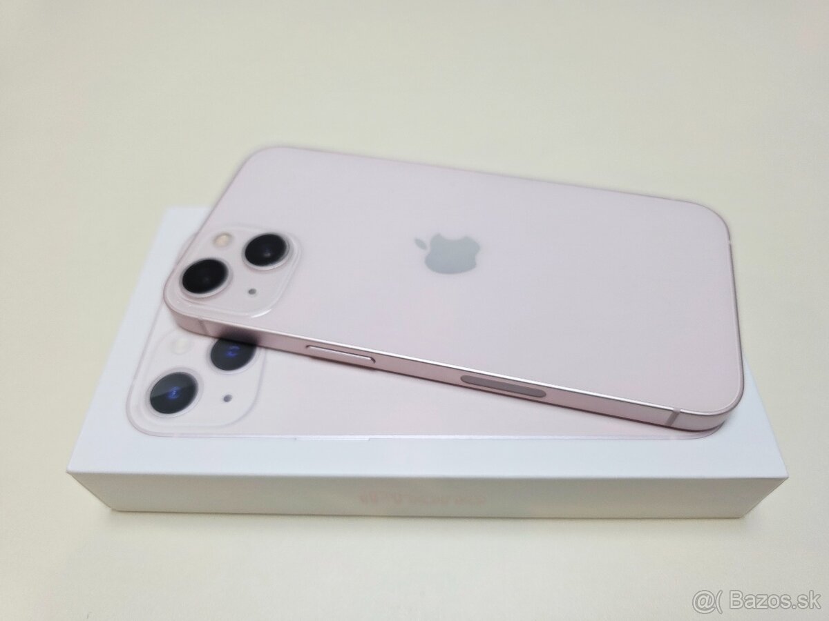 APPLE IPHONE 13 128GB PINK,ZDRAVIE BATERKY 100% - 7