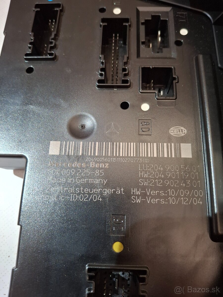 Predám poisťovací modul W204 C180d - 7