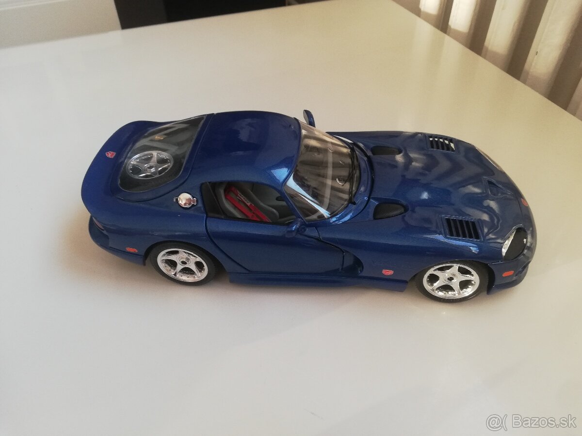1:18 DODGE Viper, modra Bburago - 7