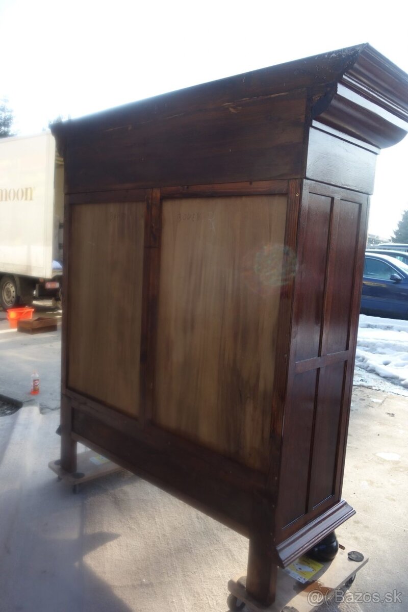 Skriňa Holandská – dub masív starožitná. - 7