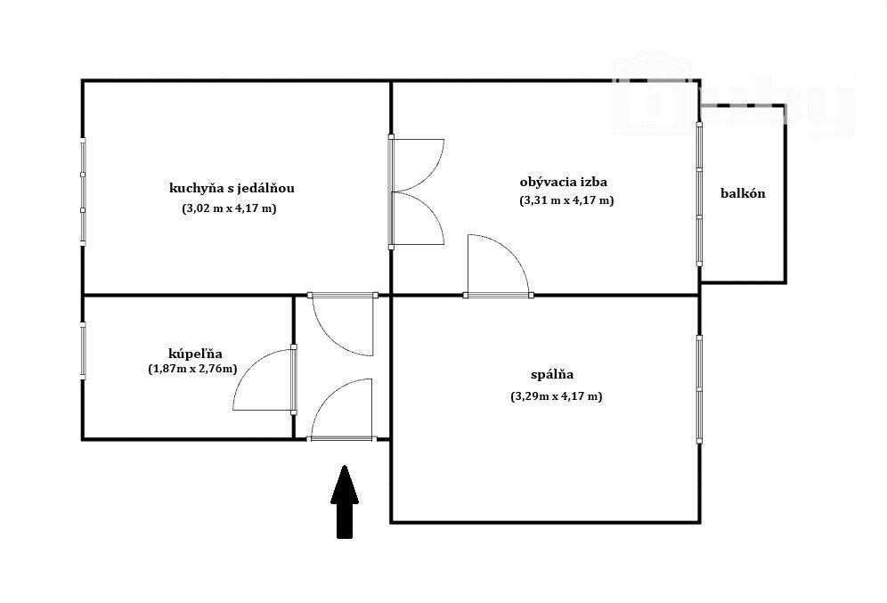 Predám 2 izbový byt v centre Martina, kompletná rekonštrukci - 7