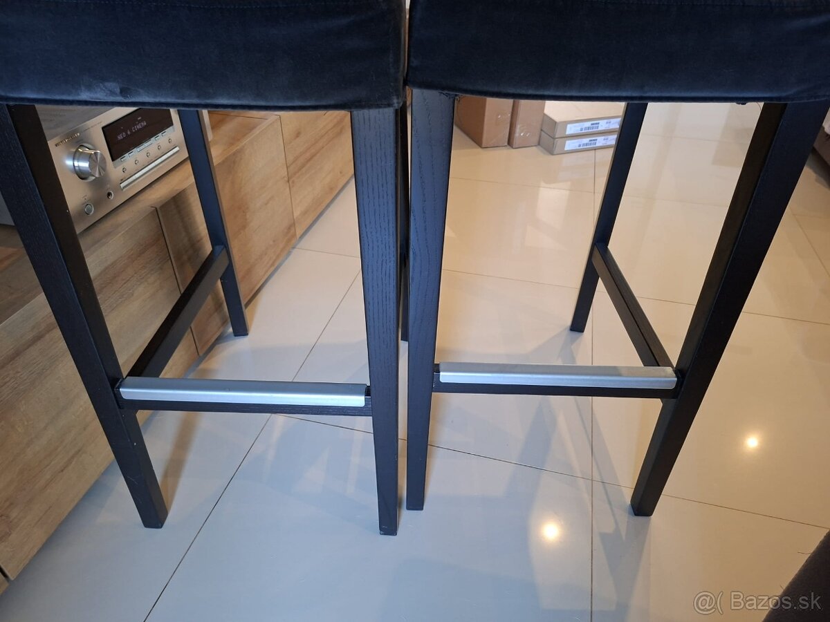 Predám barové stoličky Henriksdal Ikea - 7