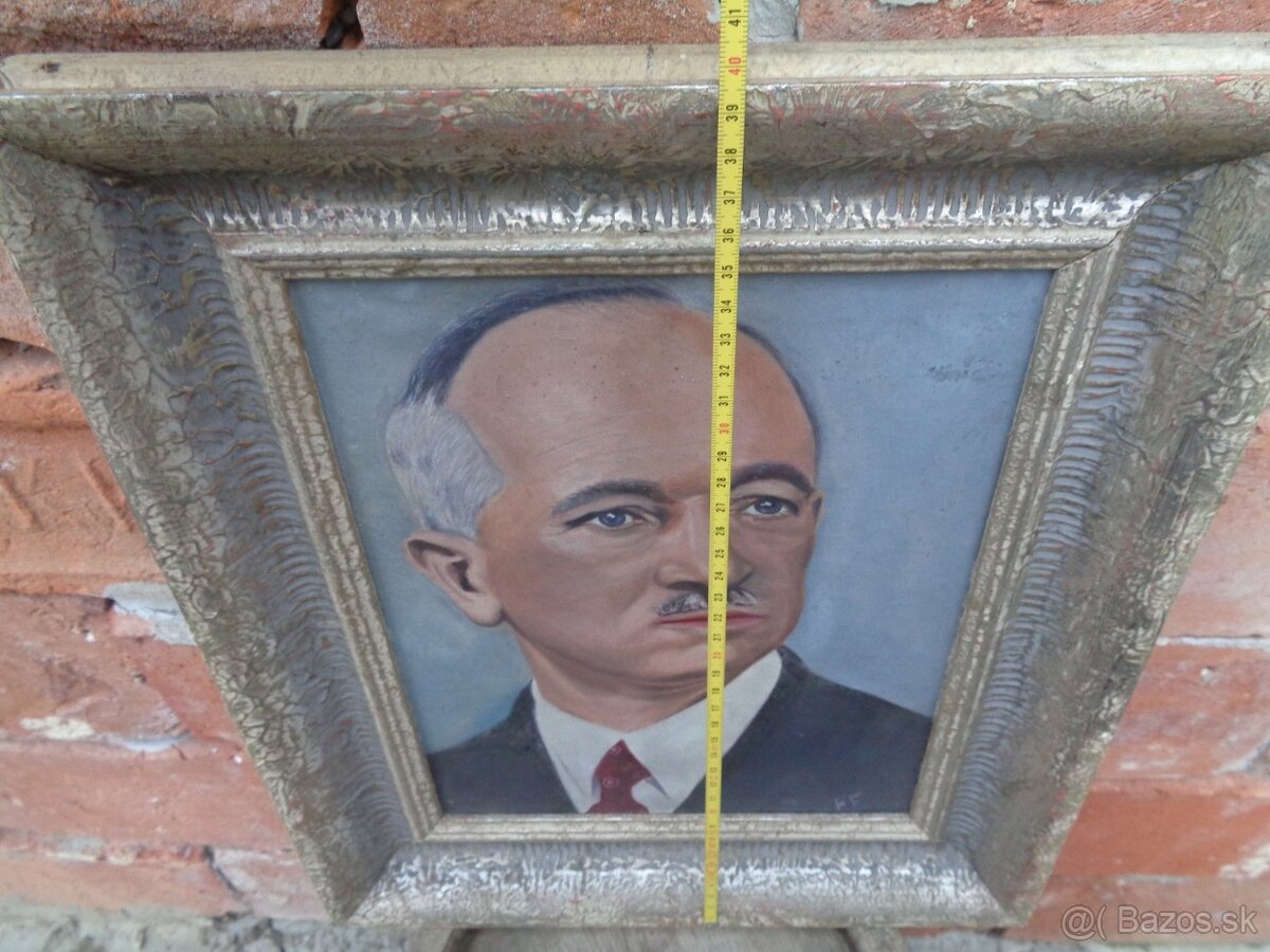 obraz Eduard Benes. -olejomalba na platne. - 7