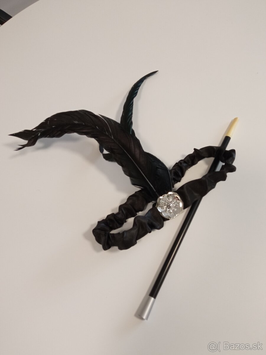 Rukavice, čelenka, držiak na cigaretu GREAT GATSBY - 7