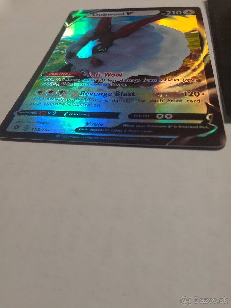 Pokémon karta DubwoolV - 7