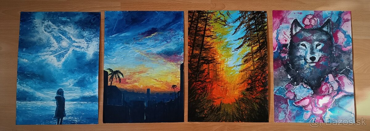 Akrylové obrazy 40x30cm - 7