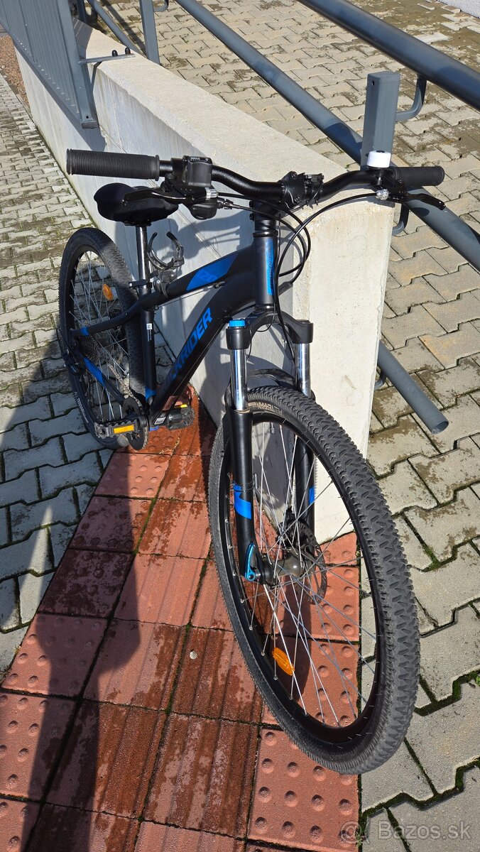 Predám Horský bicykel Rockrider ST 120 27,5" modro-čierny - 7