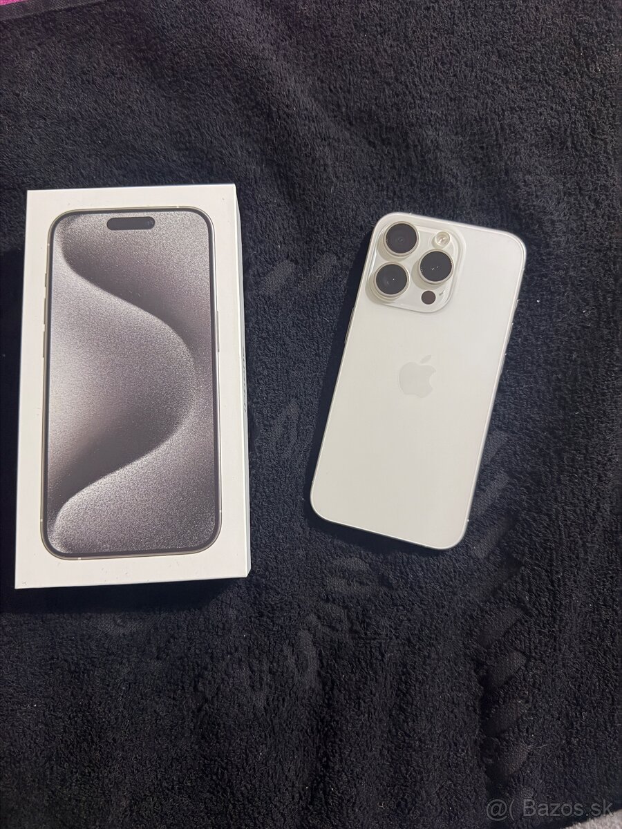 iPhone 15pro White Titanium 128gb - 7