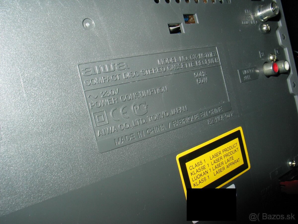 Hifi systém Aiwa NSX-S111, menič na 3 CD - 7