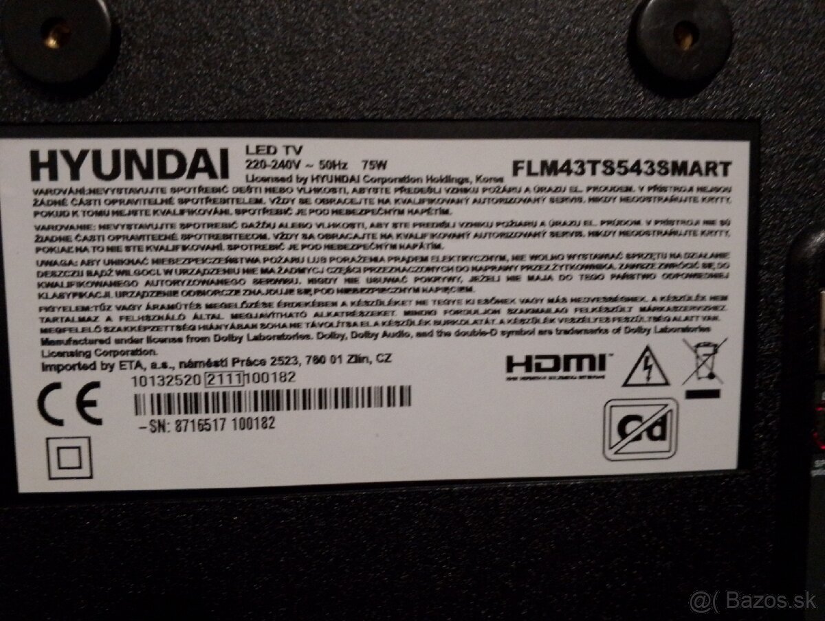Smart TV Hyundai FLM43TS543SMART - 7