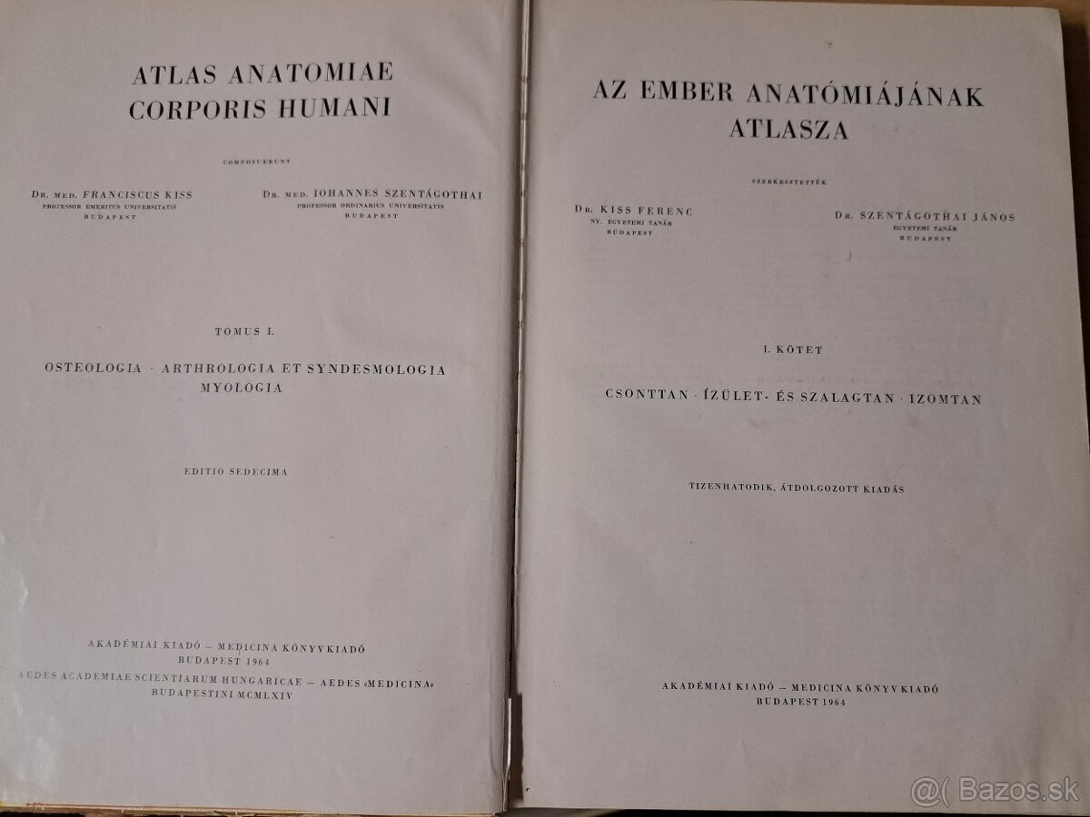 Atlas ĺudskej anatómie 1,2,3. - 7