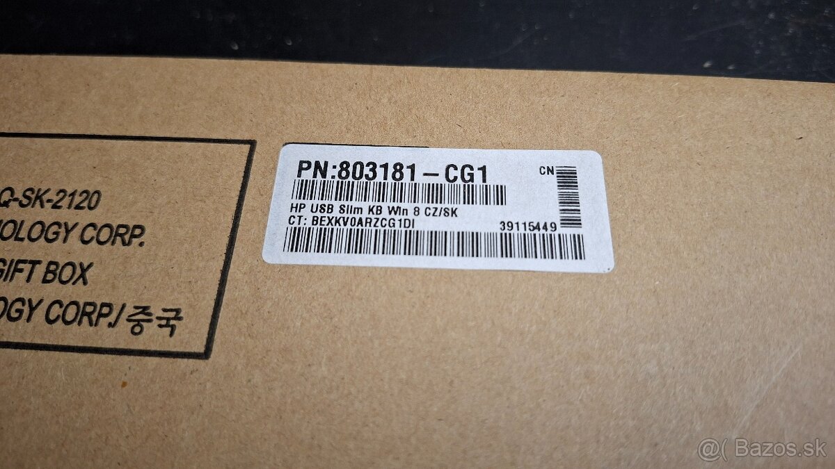 HP USB slim KB CZ/SK - nova kablova klavesnica - 7