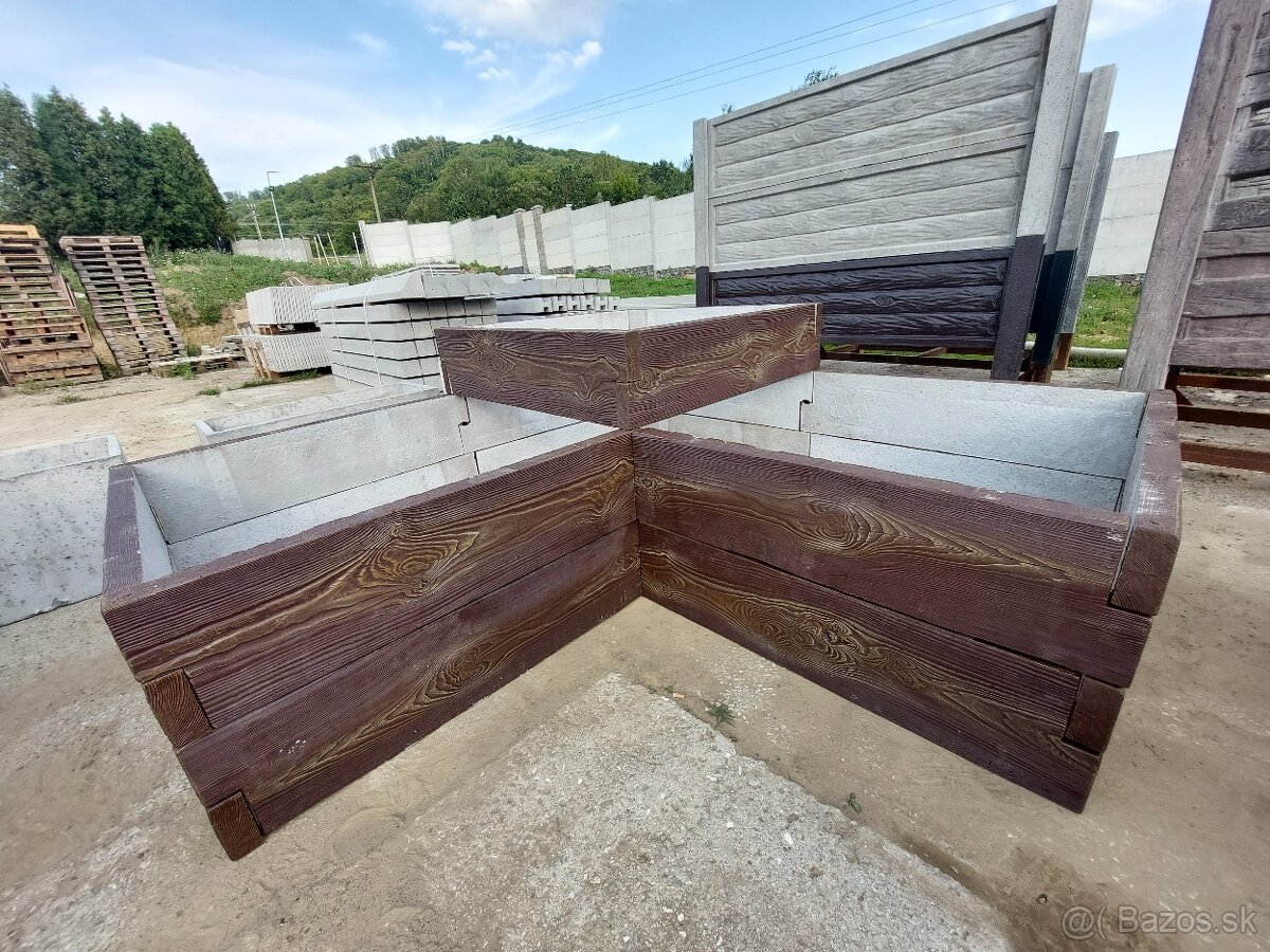 Betónové kvetináče , Betónové vyvýšené záhony - 7