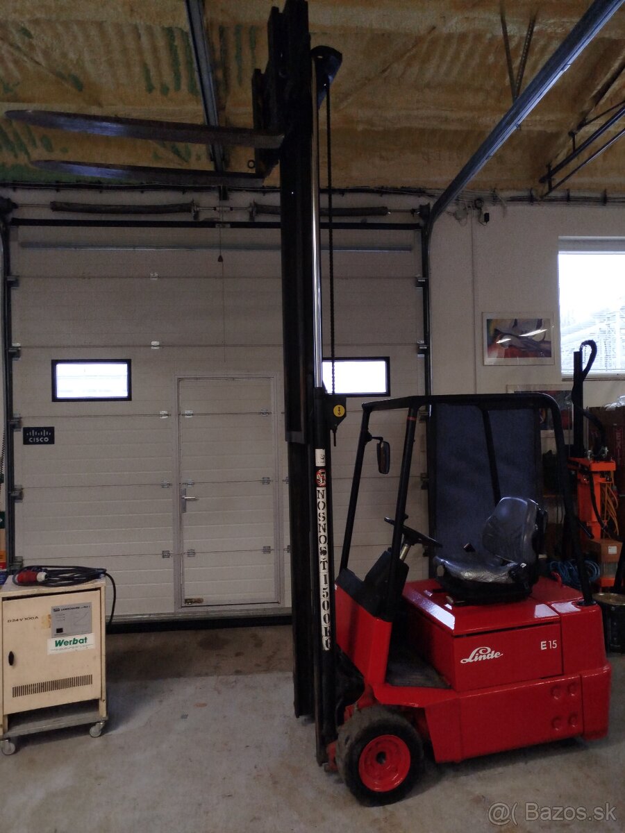 Predám VZV vysokozdvižný vozík Linde E15 - 7