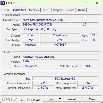 MSI Z490-A PRO, socket 1200 - 7
