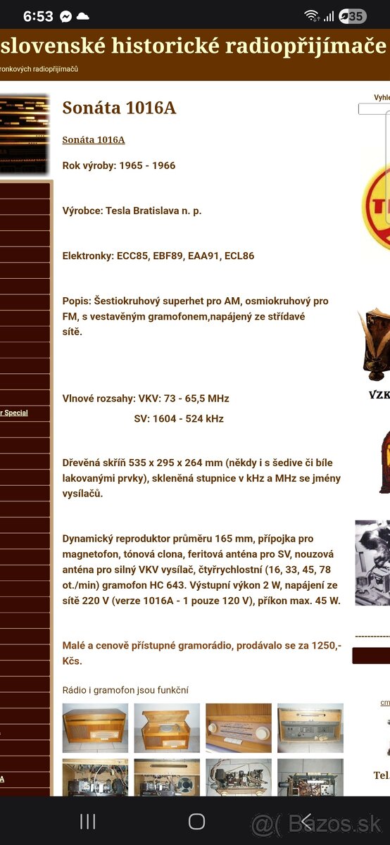 Tesla Sonáta 1016 A - 7