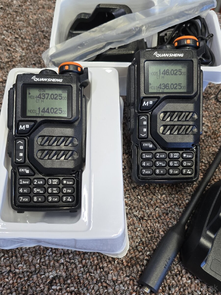 predám 2 ks obojsmernú rádiostanicu QUANSHENG UV-K5 - 7
