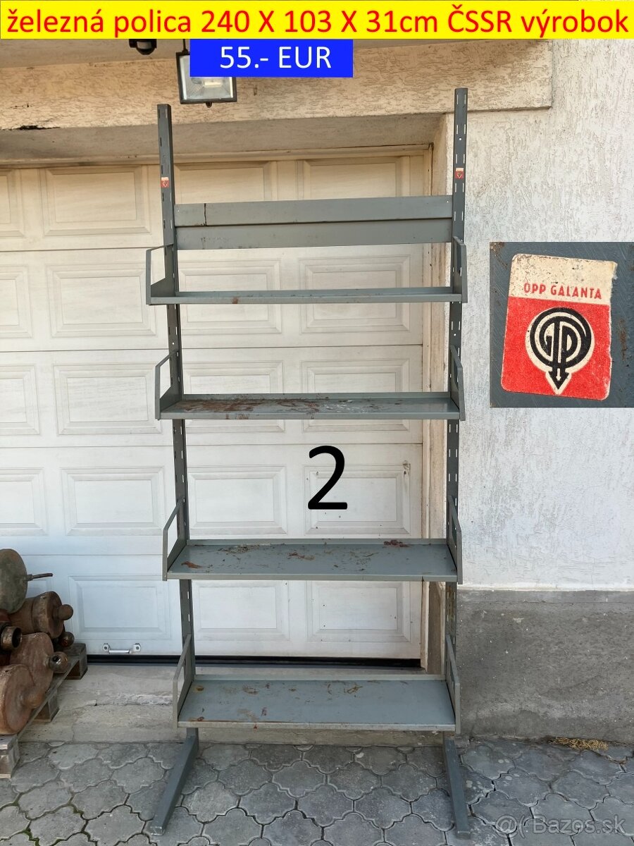 Extra silné poctivé železné police a regále - 7