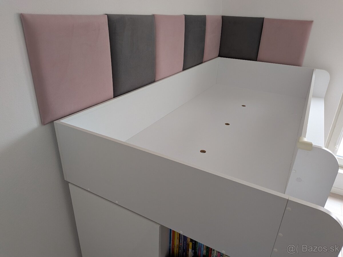 Poschodová posteľ s úložným priestorom - 7