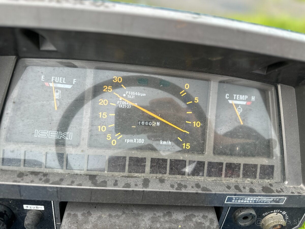 Malotraktor Iseki TA227F + rotavator - 7