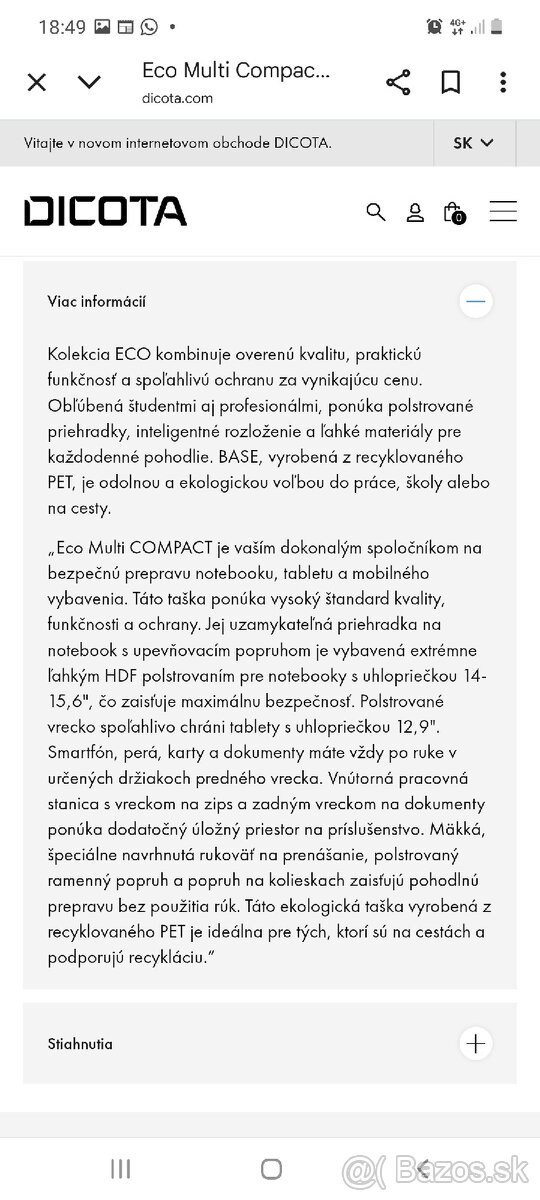 Taška na Notebook Dicota - 7