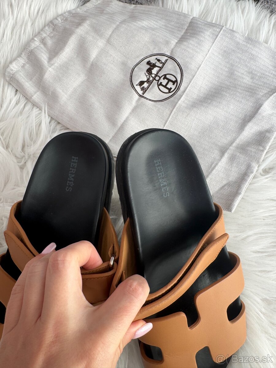 Hermes šľapky chypre - 7