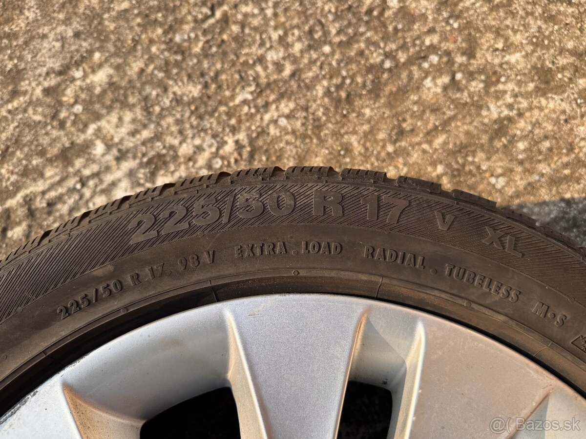 Originál BMW kolesá R17 na zimných pneu 225/50 R17 - 7