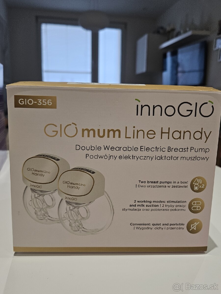 Elektrická odsávačka mlieka GIOmom Line 2KS - 7