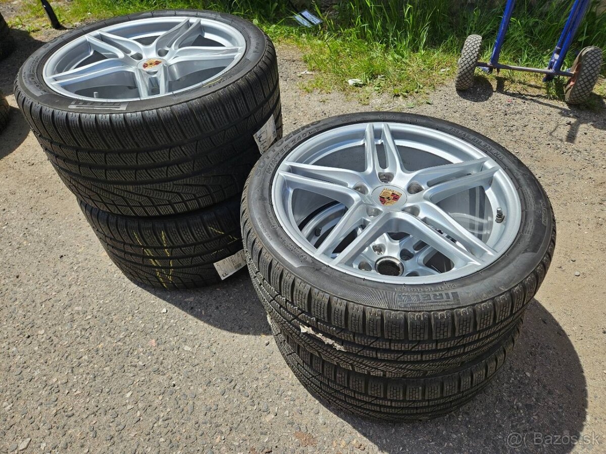 zimní Alu kola originál Porsche 991 Carrera C4 5x1 - 7